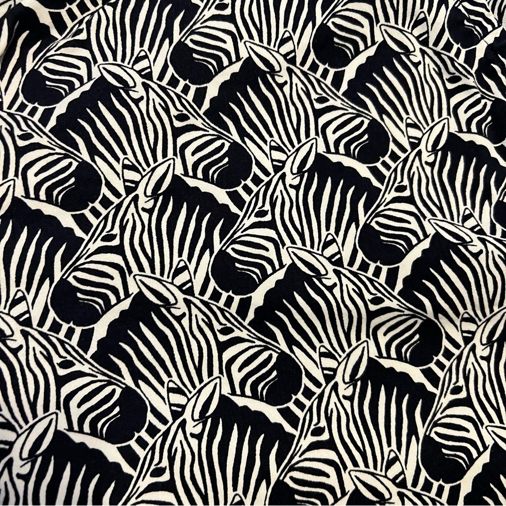 Crown & Ivy Zebra Print Shorts 20W - Picture 2 of 4